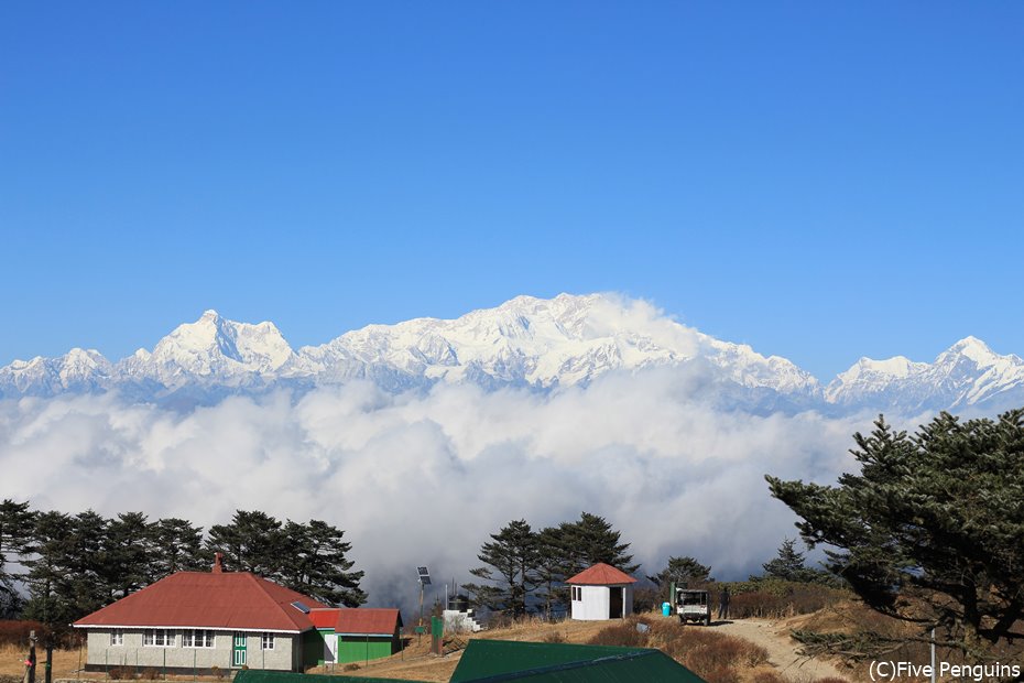 世界３位のカンチェンジュンガ峰　インドはヒマラヤの国でもあります