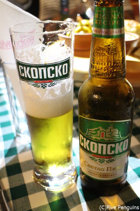 マケドニアの定番ビール「スコプスコ」