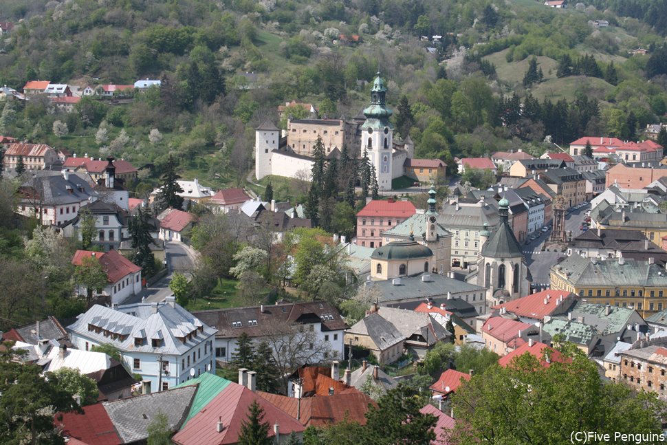 バンスカー・シュティアヴニツァは世界遺産の中世都市(スロバキア)