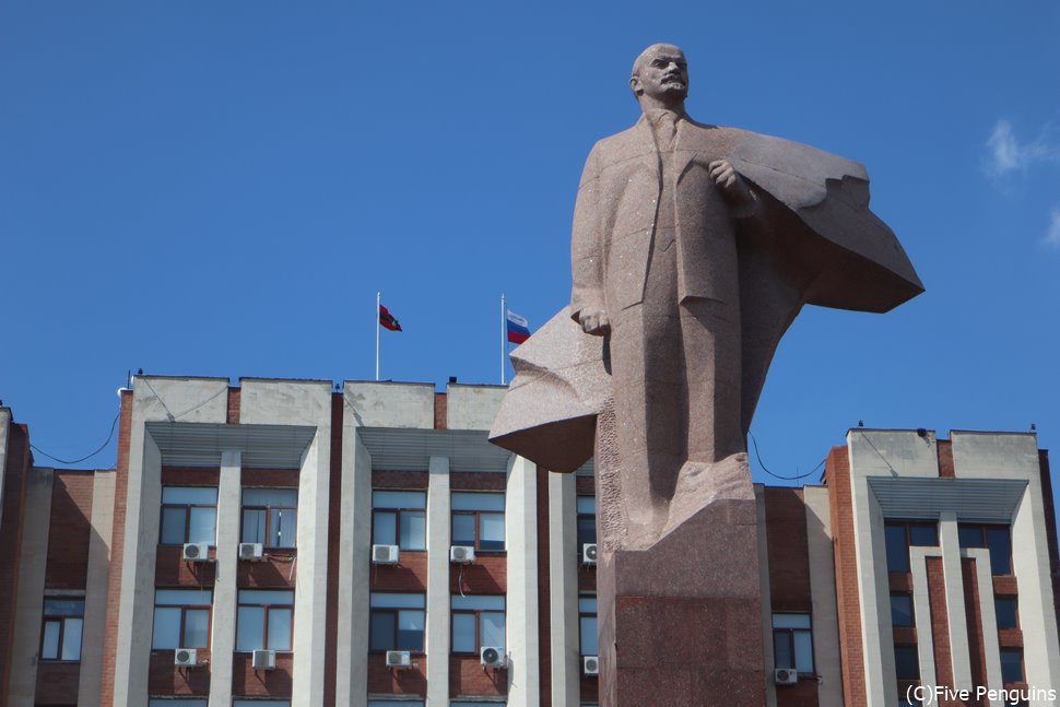 ソ連でおなじみのレーニン像