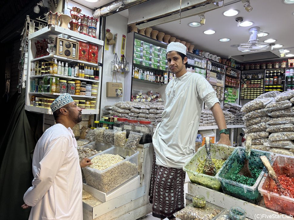 マトラ・スークの様子<マスカット>