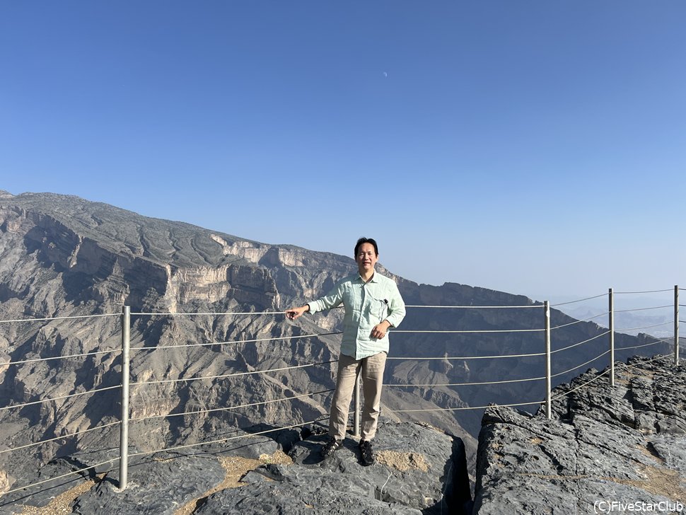 ジャバル・シャムスの展望エリア<ジャバル・シャムス>