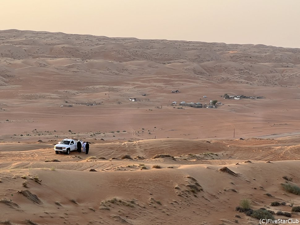 デューンドライブの風景<ワヒバ砂漠>