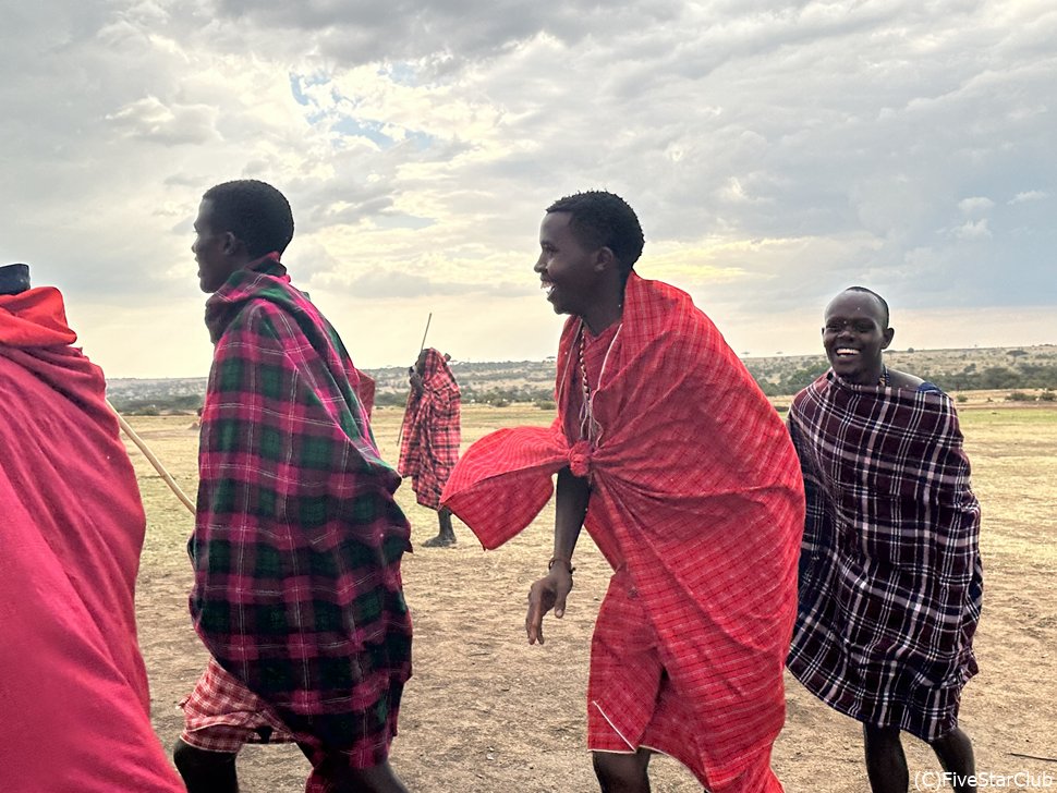 マサイ族の村へ訪問<マサイマラ動物保護区>