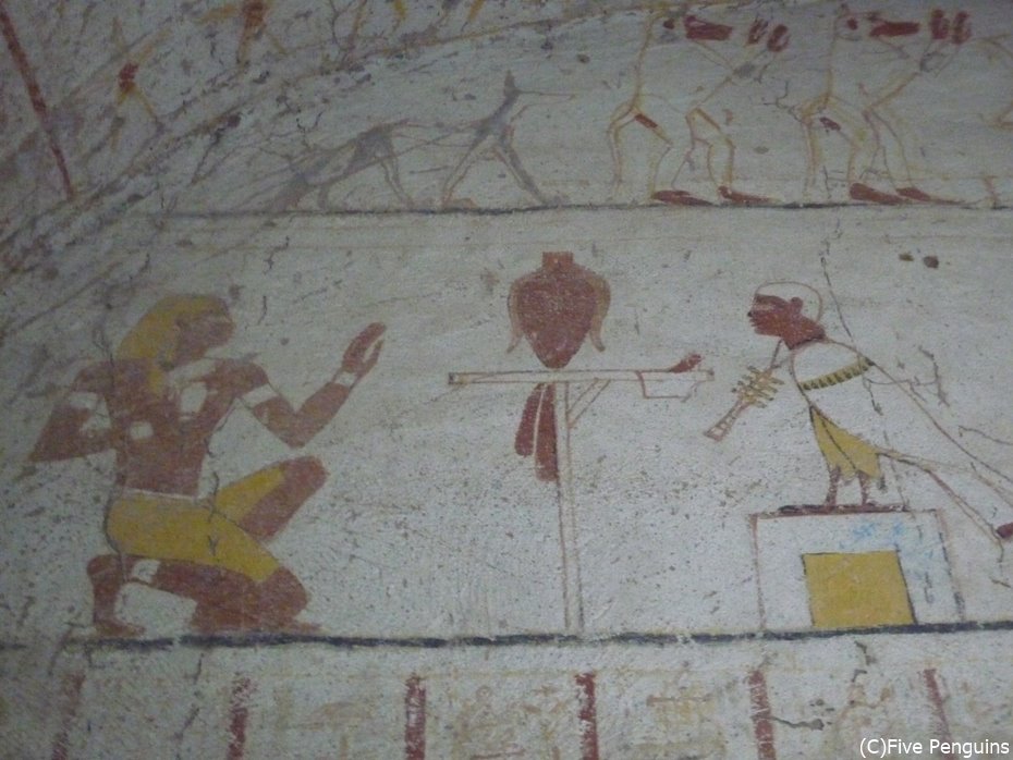 タハルカ王妃の玄室の壁画「死者の審判」＜スーダン＞