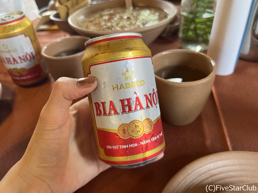 ベトナムビールはさっぱりしていて飲みやすい！