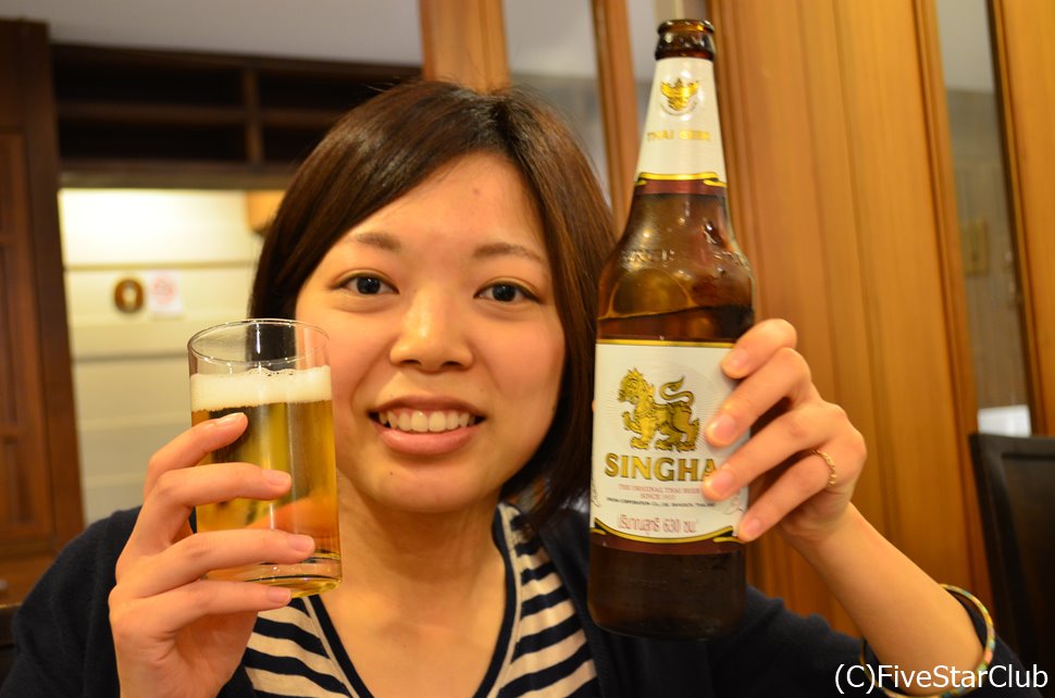 タイに着いたらまずシンハー!