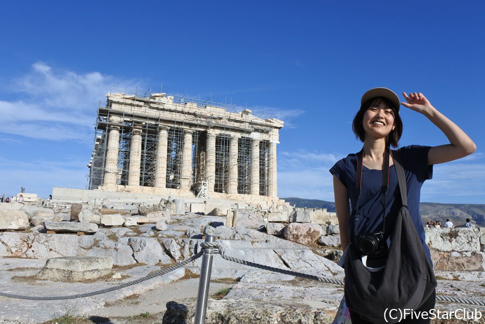 アテネといえばの、パルテノン神殿！