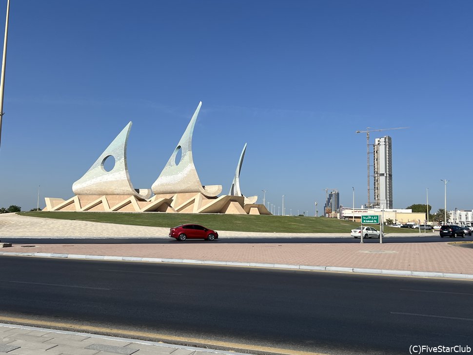 街の様子・商業地域は道路が整備されている<ダンマン>