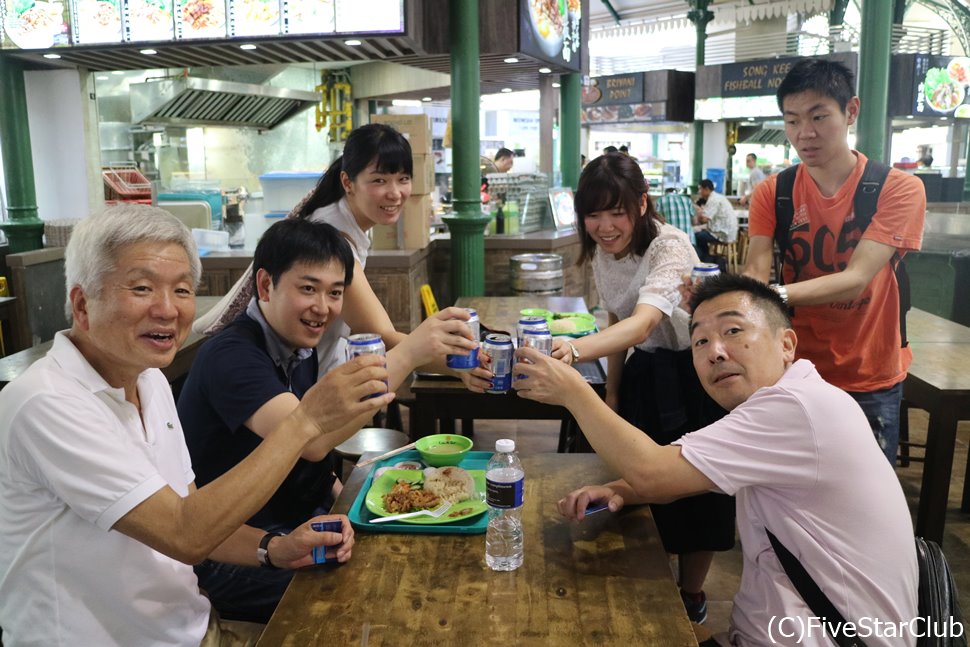 みんなでワイワイが似合うホーカーズで乾杯！