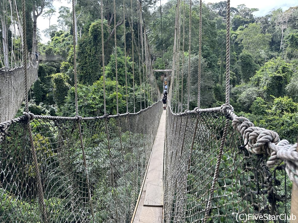 吊り橋で有名なカカム国立公園