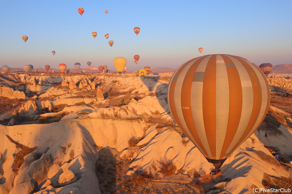 早朝バルーンショートフライト<カッパドキア>