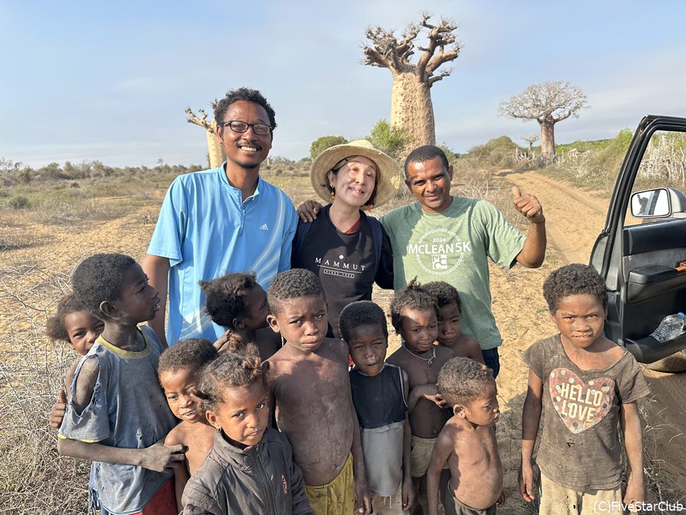 ガイドさんとドライバーさんと一緒に