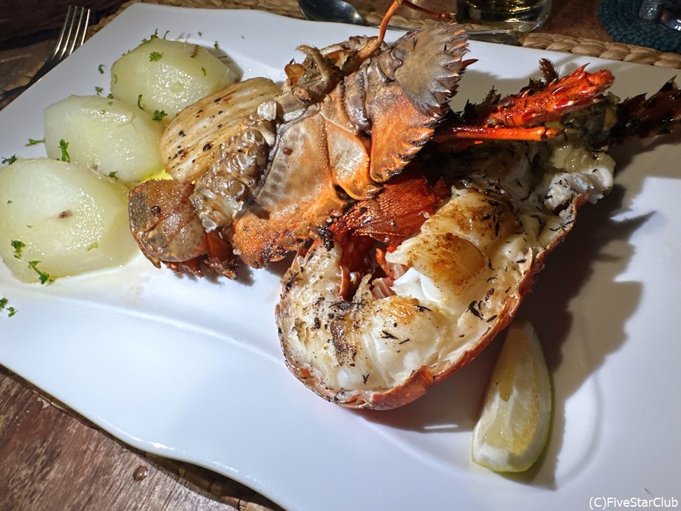 メインディッシュで選んだロブスターの1品