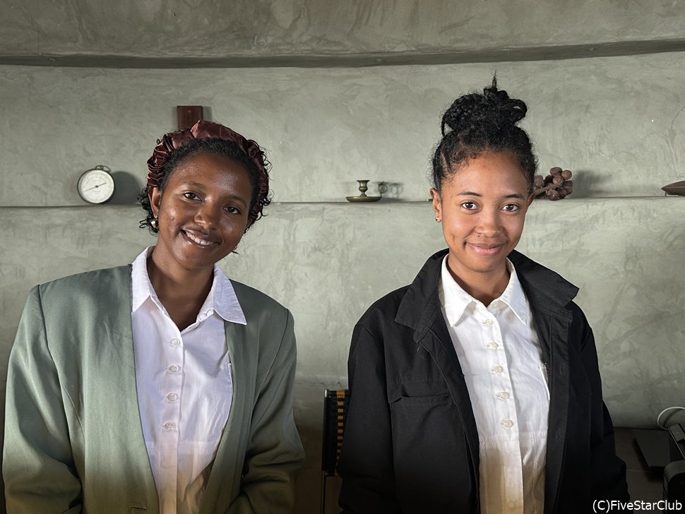 親切なスタッフたち