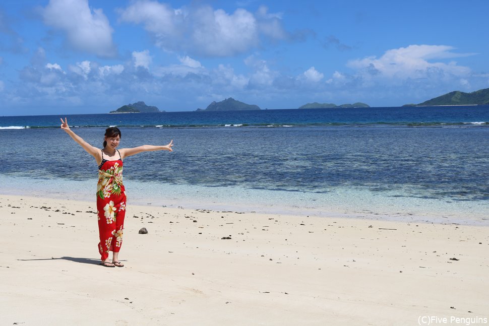マナ島のビーチを独り占め!!