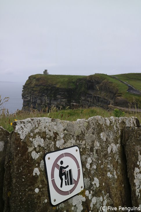 断崖は本当に危ないので警告を守りましょう。