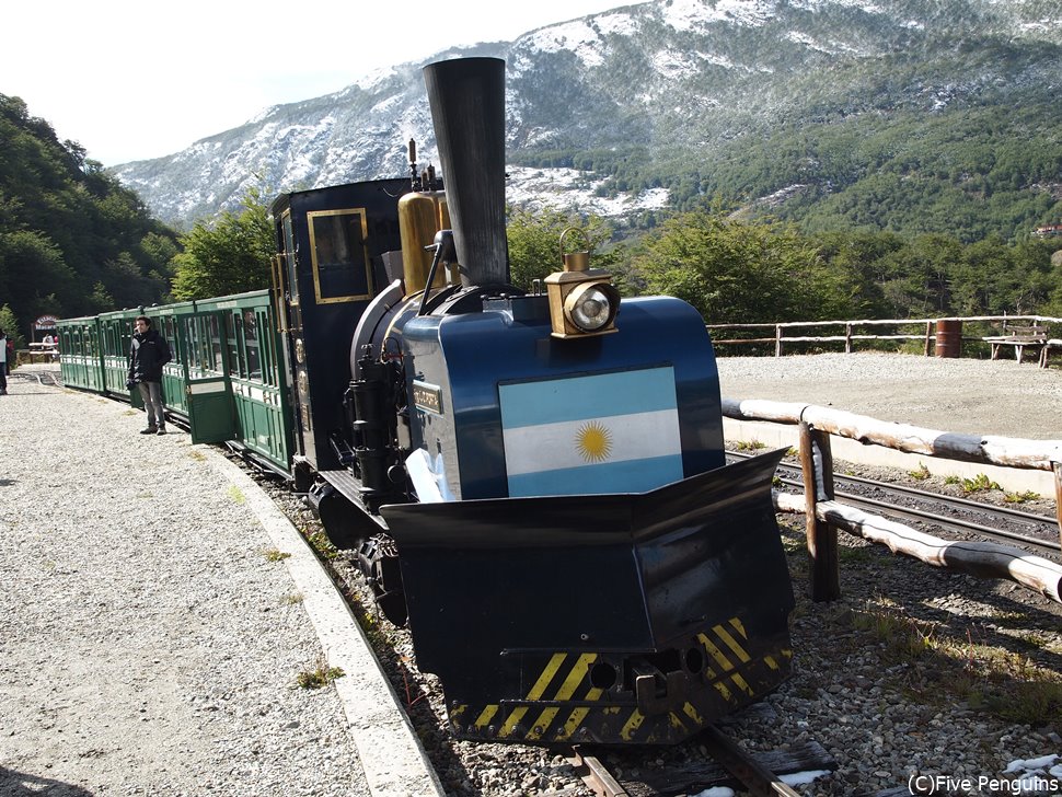 列車「世界の果て号」（ティエラ・デル・フエゴ国立公園）