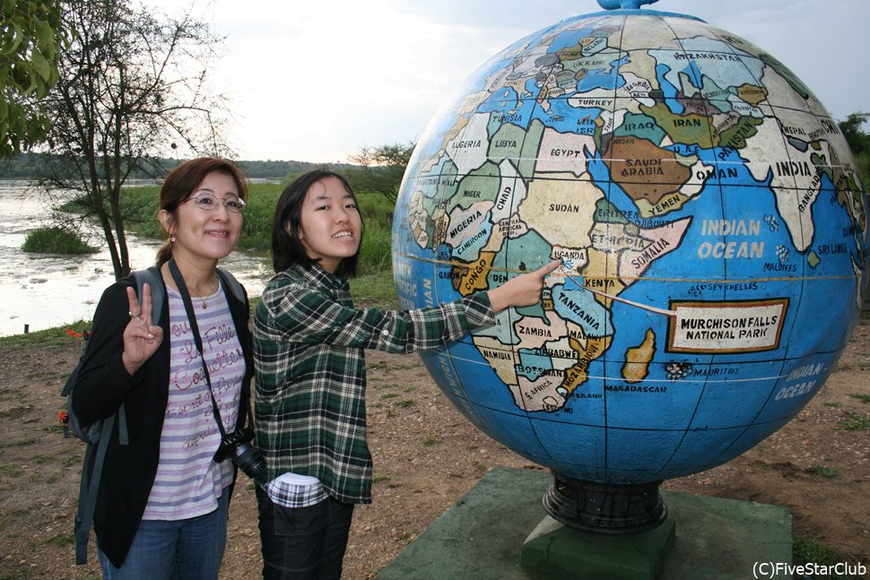 ウガンダはココです＜マーチソンフォールズ国立公園＞
