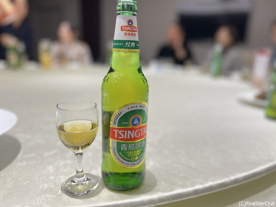 青島で飲む青島ビールはまた格別