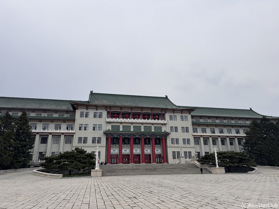 偽満洲国新皇居(現吉林大学地質宮博物館)