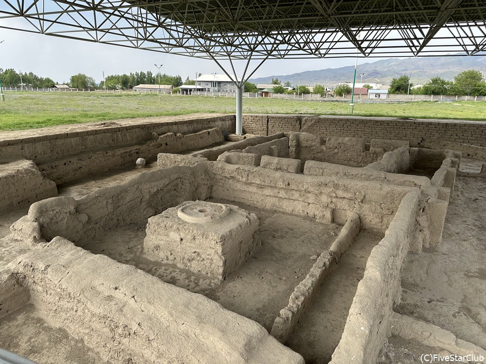 タジキスタンにある世界遺産のサラズム遺跡
