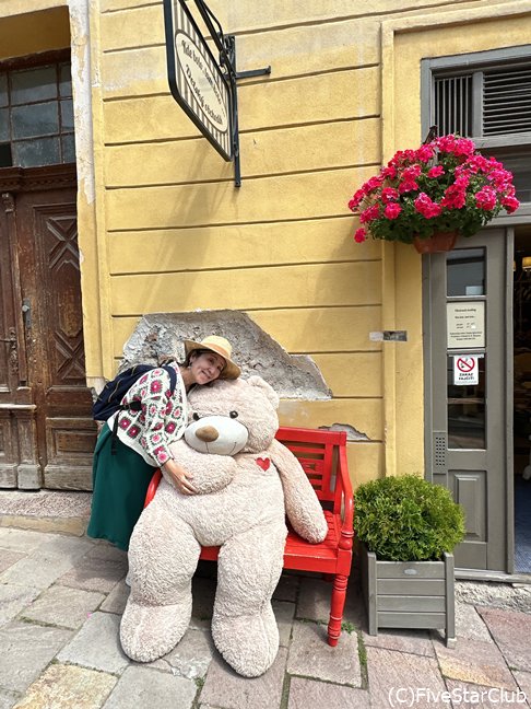 バンスカー・シュティアヴィニツァの街角にて