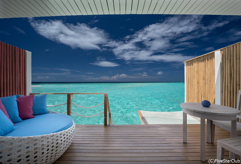 ハンモックが付いているお部屋と付いていない部屋があります