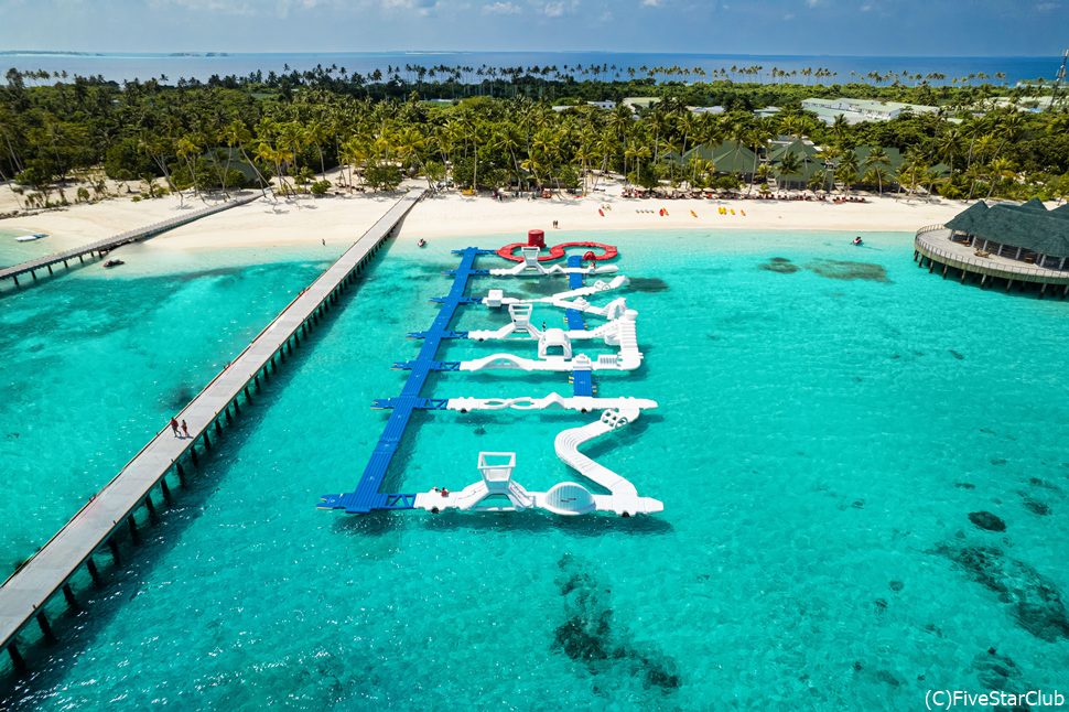 ウォーターパークのほか、乗馬、ゴーカートなどアクティビティの充実度はピカイチ!