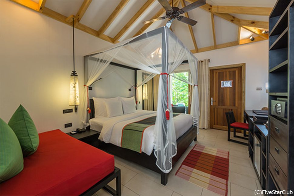 ガーデンルームはレストランにも近く立地が良き