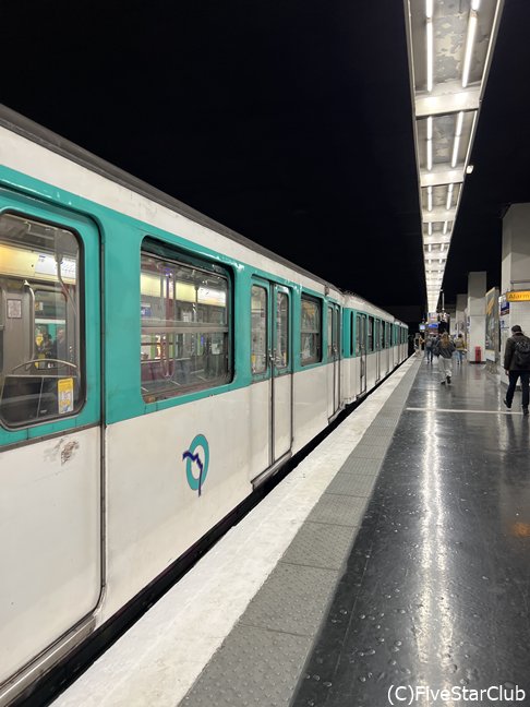 パリの地下鉄