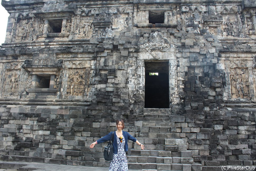 プランバナン寺院にて<プランバナン>