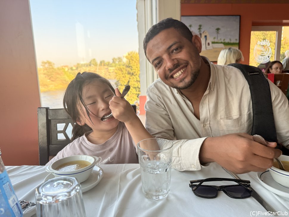 エジプトの方は子供にも優しいので旅行しやすい