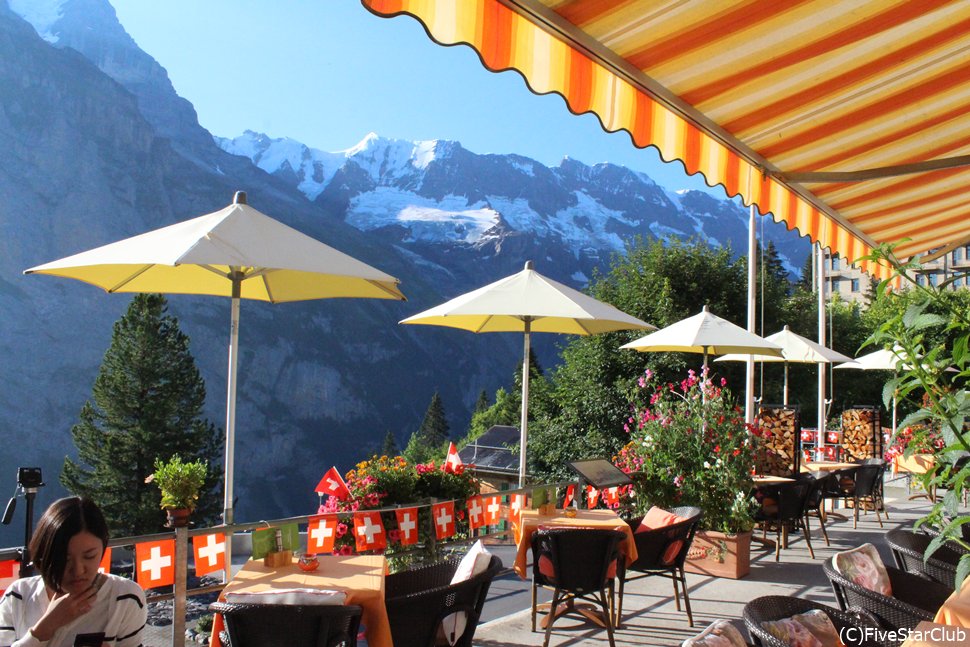 ミューレンの風景