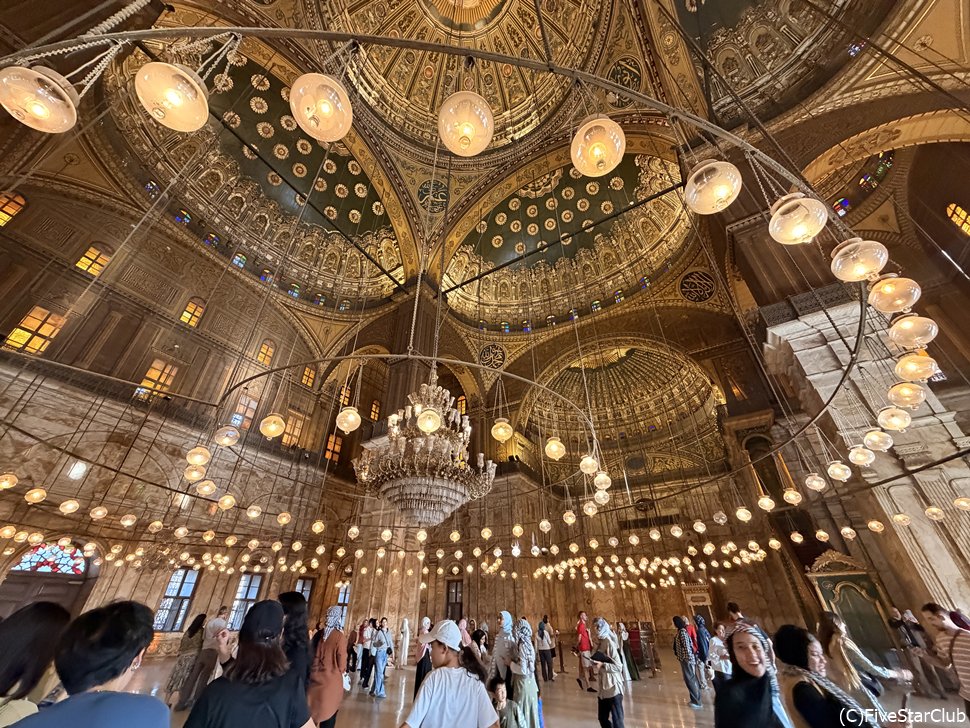 モハメド・アリ・モスク 内部<カイロ>