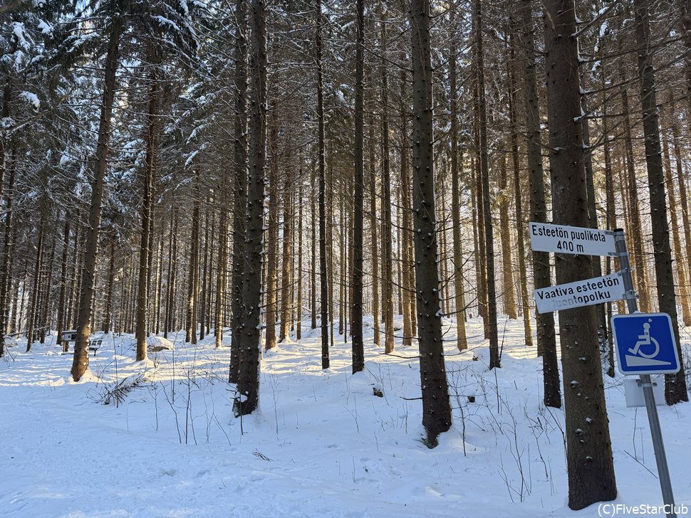 ユバスキュラ中心部から少し歩けばフィンランドらしい大自然