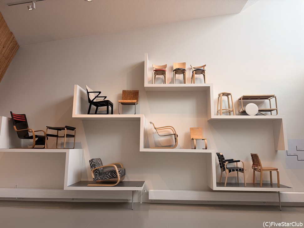 アアルト・ミュージアム(アアルト2)でのアアルトの作品