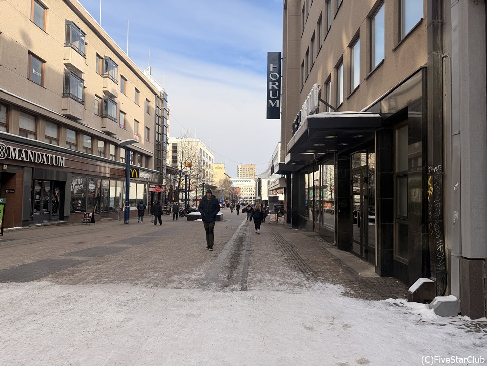 セントラルと呼ばれるユバスキュラの中心部