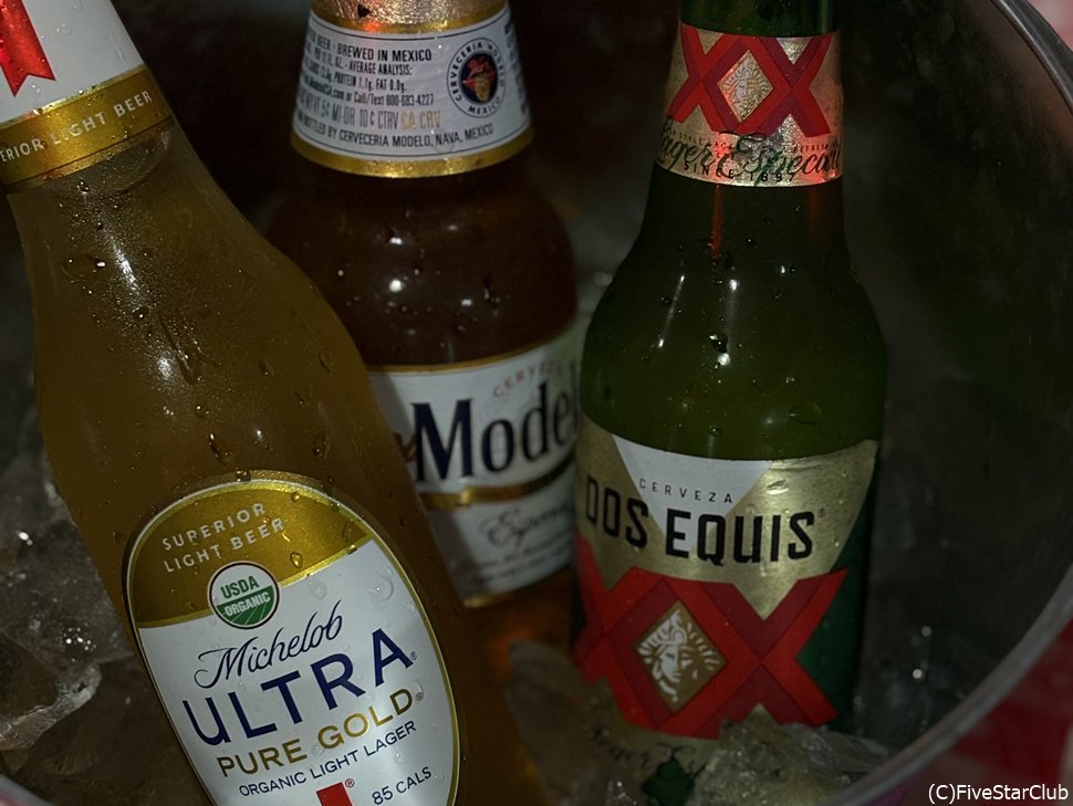 冷えたメキシカンビール