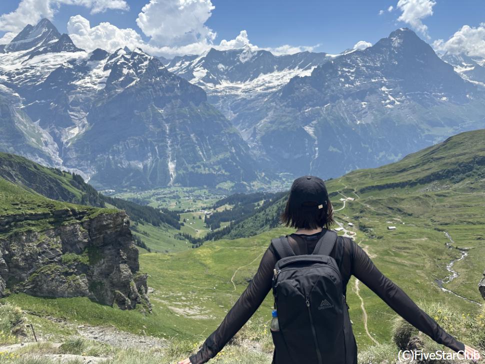 グリンデルワルトから行けるフィルストのハイキングコースは絶景!