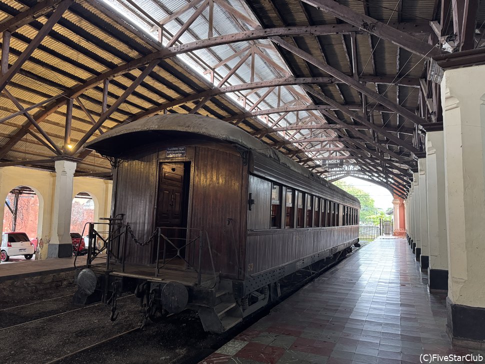 かつてのアスンシオン中央駅だった鉄道歴史博物館