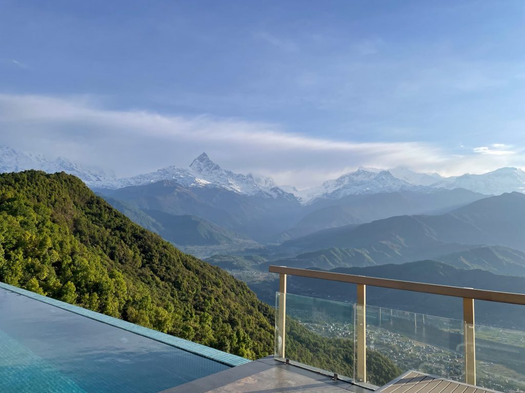 ネパールホテル Sarangkot Mountain Lodge 雰囲気 2