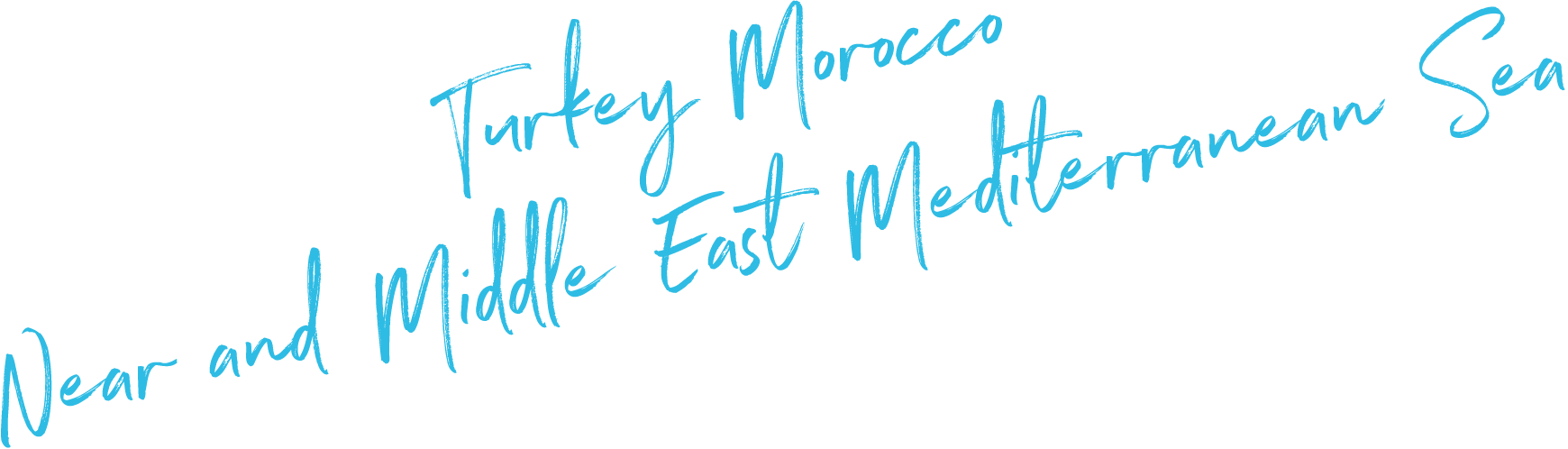 Turkey Morocco Near and Middle East Mediterranean Sea