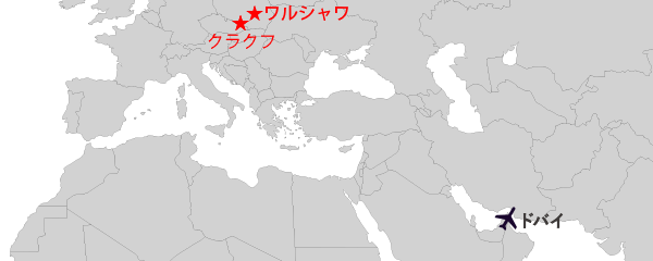 ポーランド地図