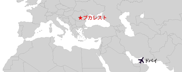 ルーマニア地図