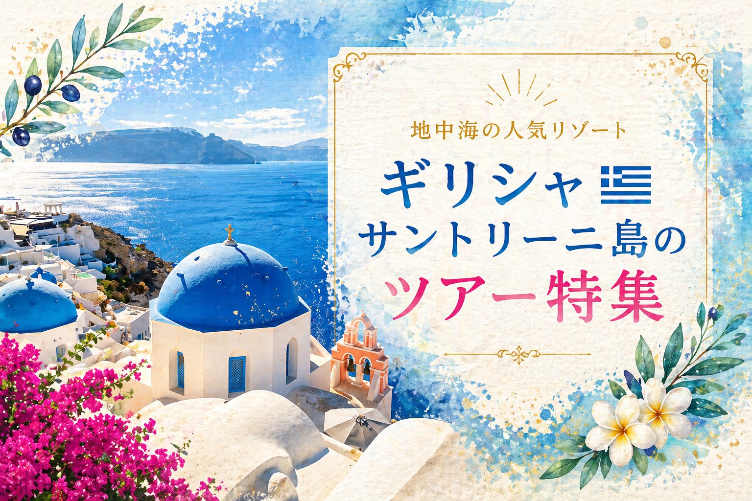 サントリーニ島／ギリシャツアー特集 | 海外旅行・海外ツアーの専門店